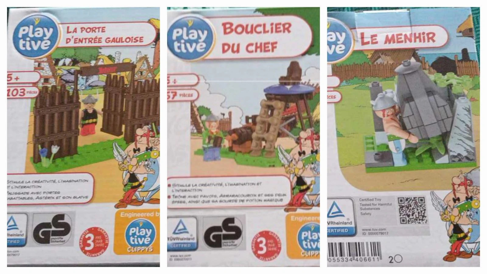 Lot de 3 jeux de construction neufs 